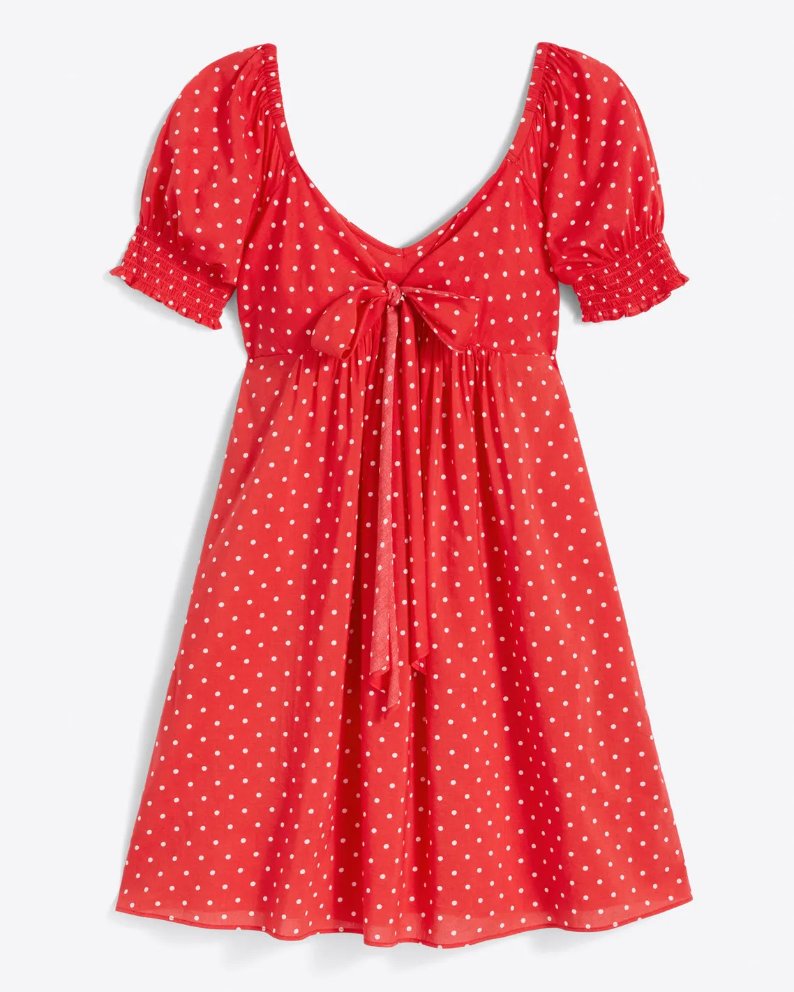 Jennifer Dress in Red Polka Dot