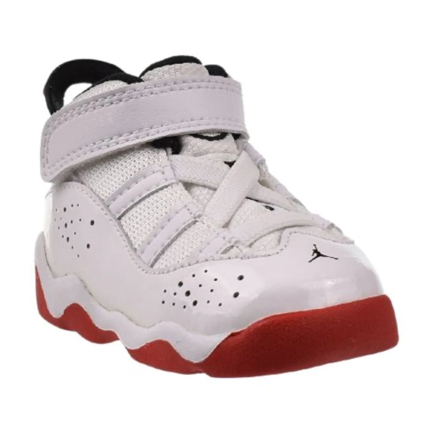 Jordan 6 Rings (TD) Toddler Basketball Shoes White-Red