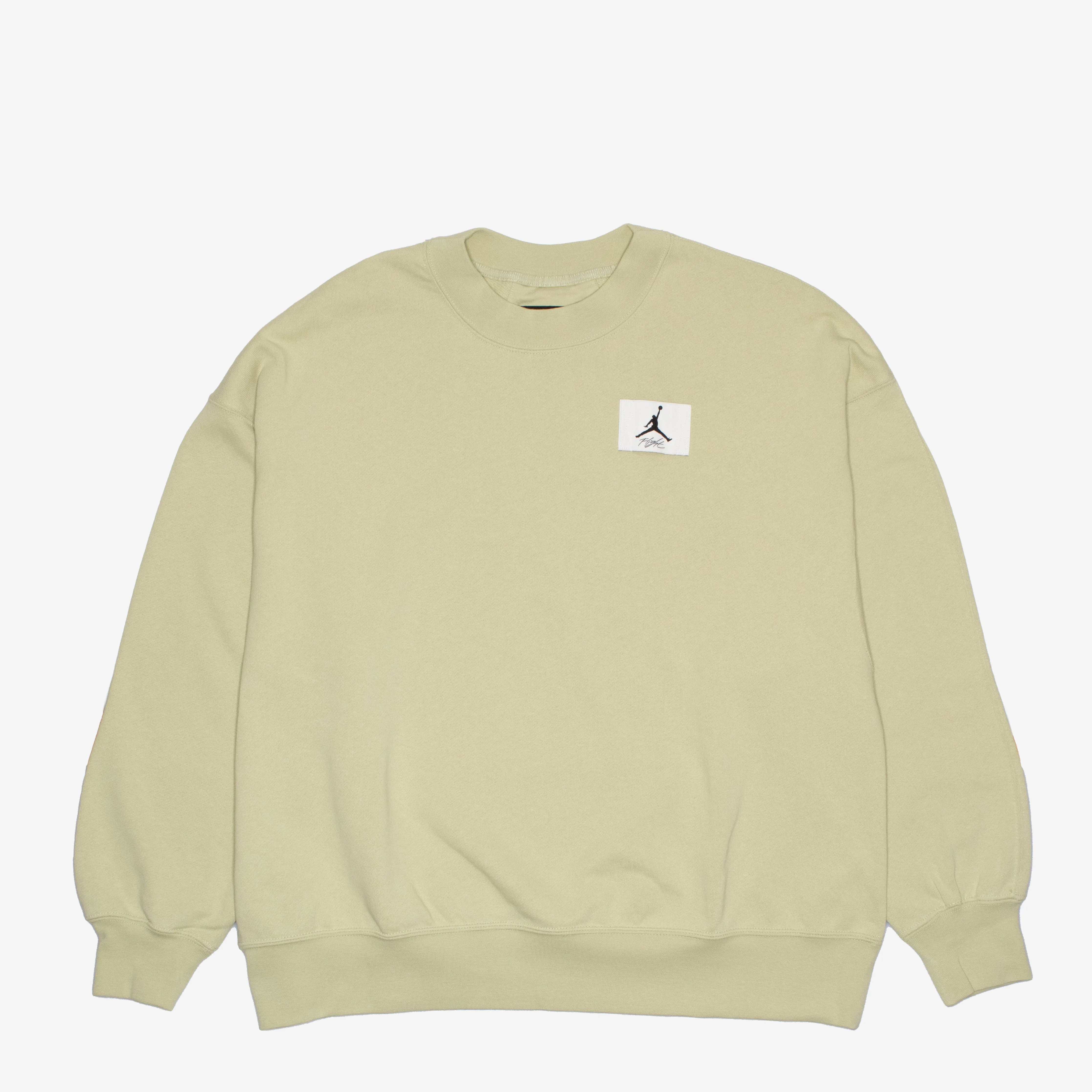 Jordan Essential Fleece Crew Sweatshirt Wmns Olive Aura