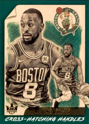 Kemba Walker, Cross-Matching Handles, 2019-20 Panini Court Kings Basketball NBA