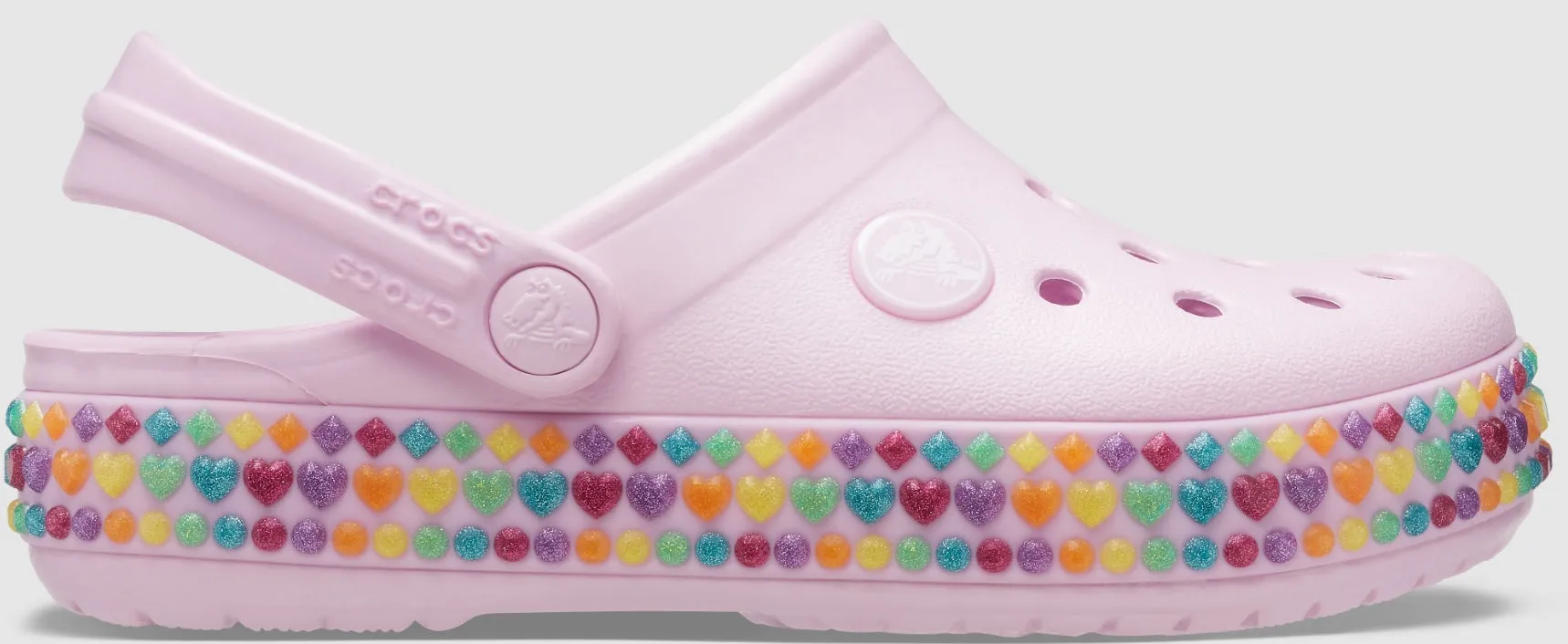 Kids’ Crocband Gem Band Clog - Pink