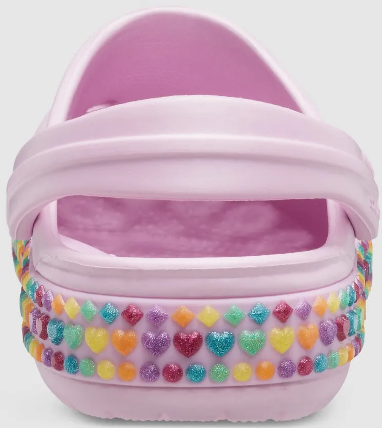 Kids’ Crocband Gem Band Clog - Pink