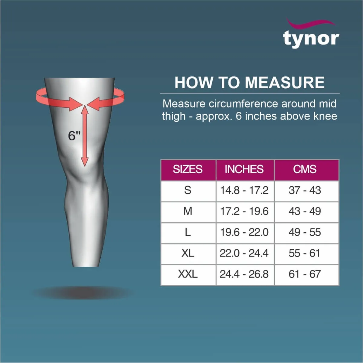 Knee Immobiliser 22-56cm