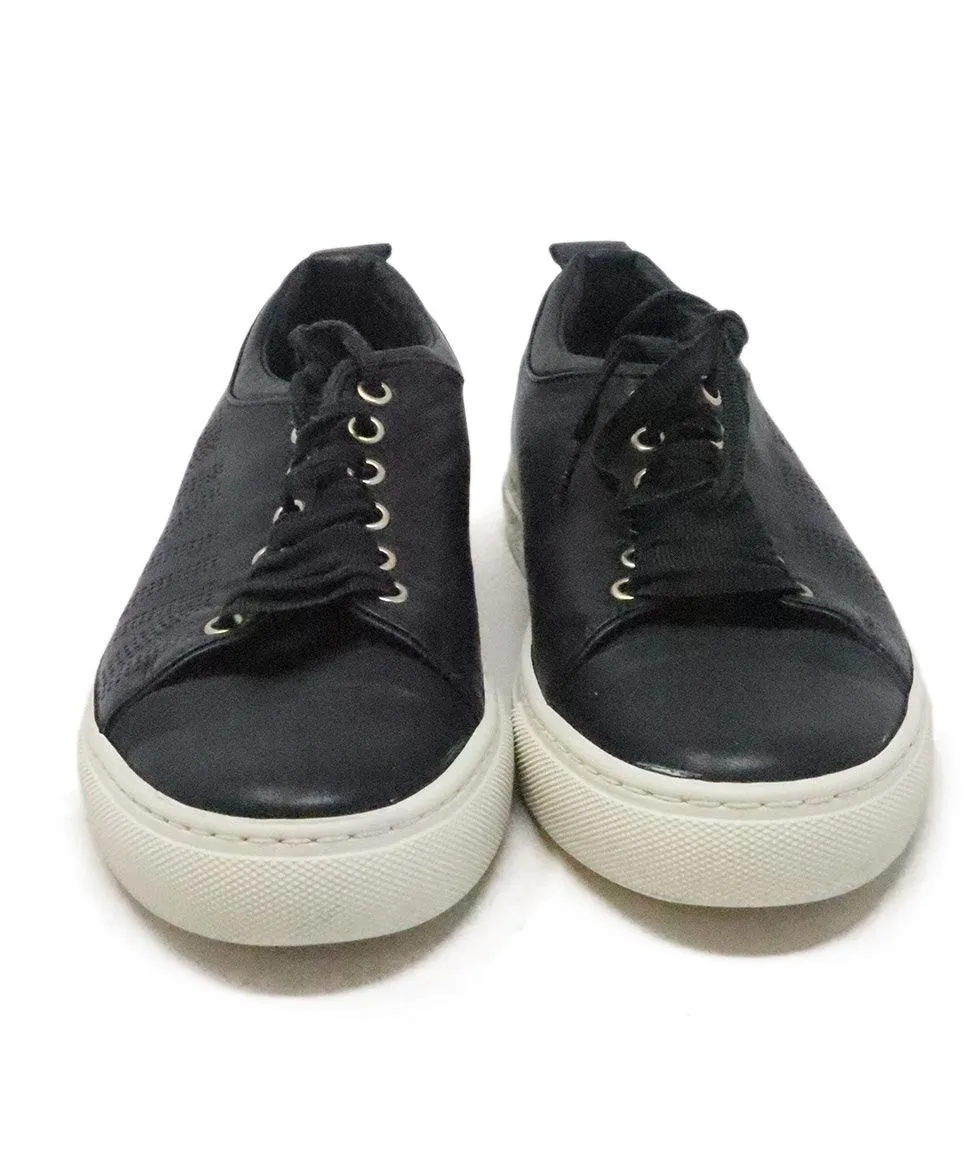 Lanvin Black Leather Sneakers sz 8