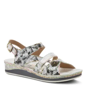 L'Artiste by Spring Step Women's Sumacah Sandal - Silver Multi