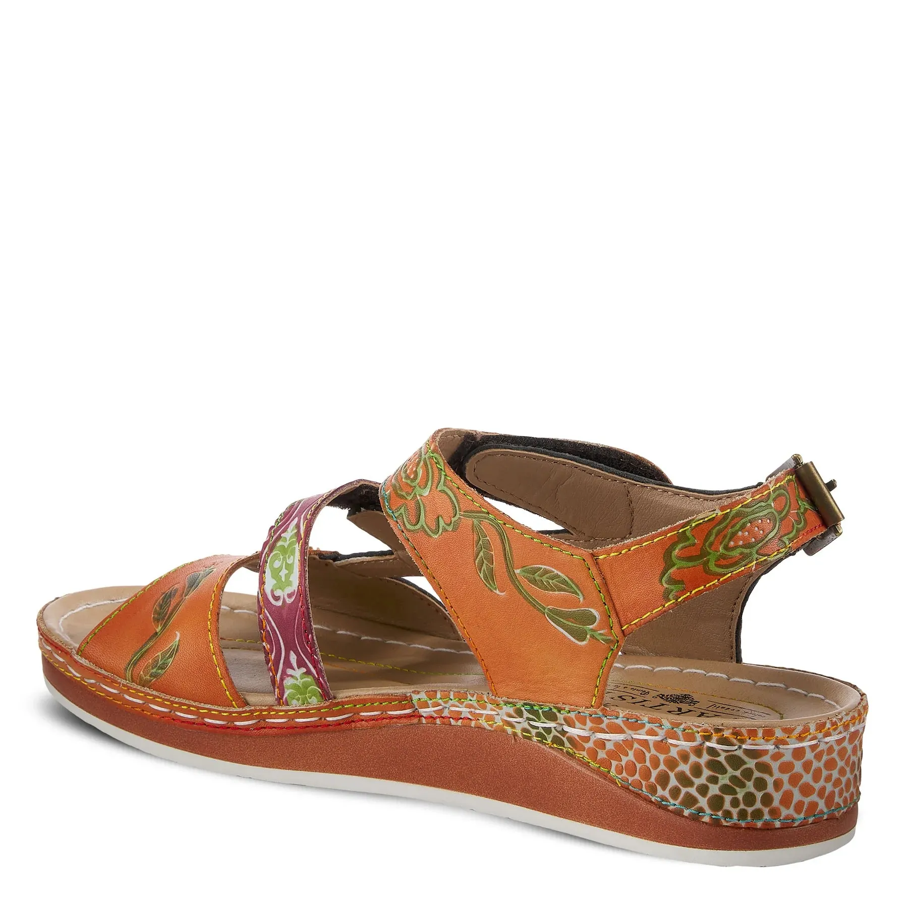 L'Artiste by Spring Step Women's Sumacah Sandals - Camel Multi