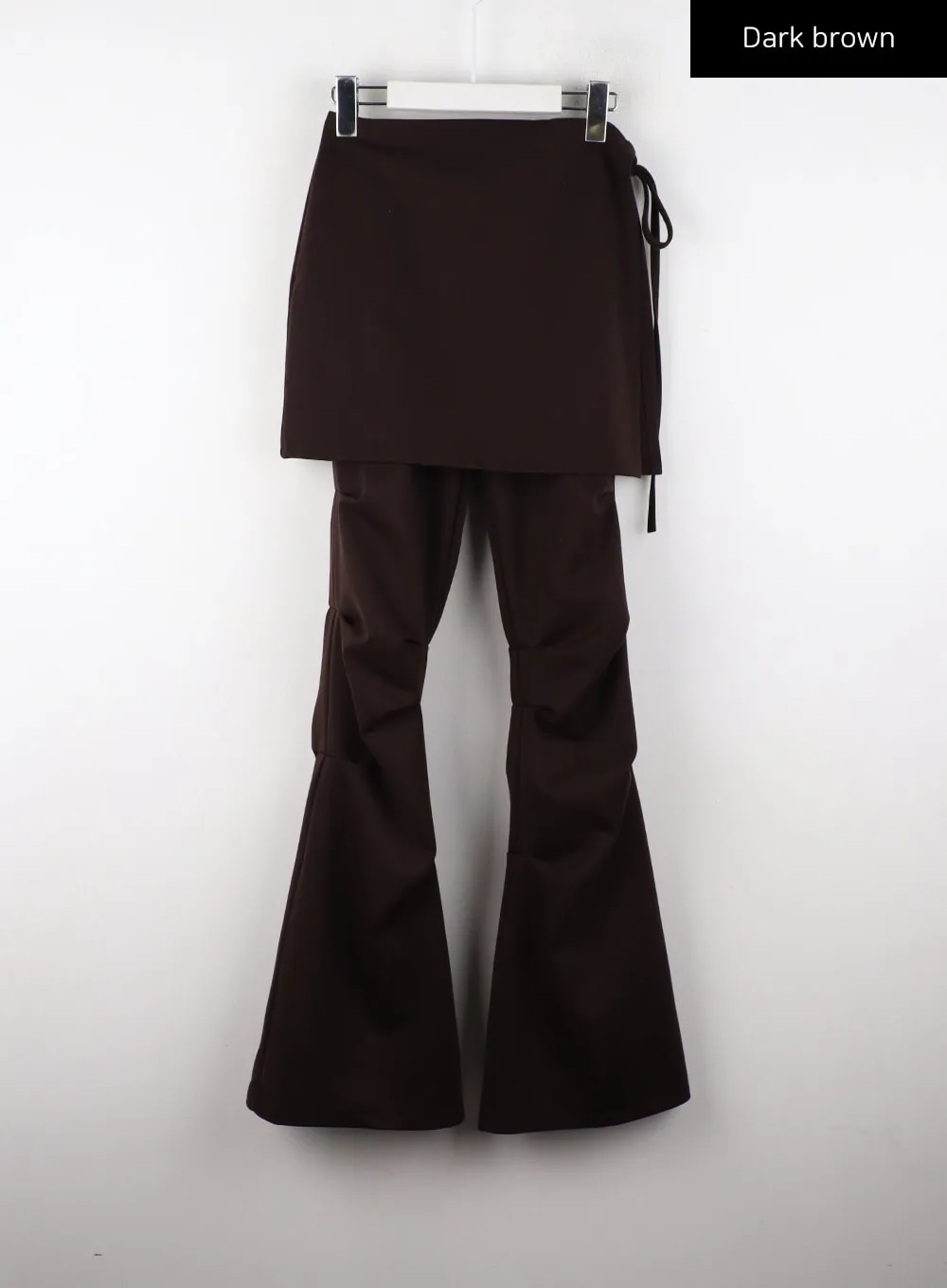 Layered Pintuck Boot Cut Pants CD319