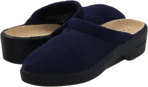 Light Arcopedico clogs, dark blue