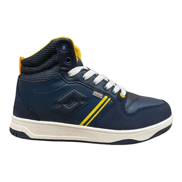 Lotto sneakers alta da ragazzo Rocket AMF Mid Jr L 216921 6Y3 blu