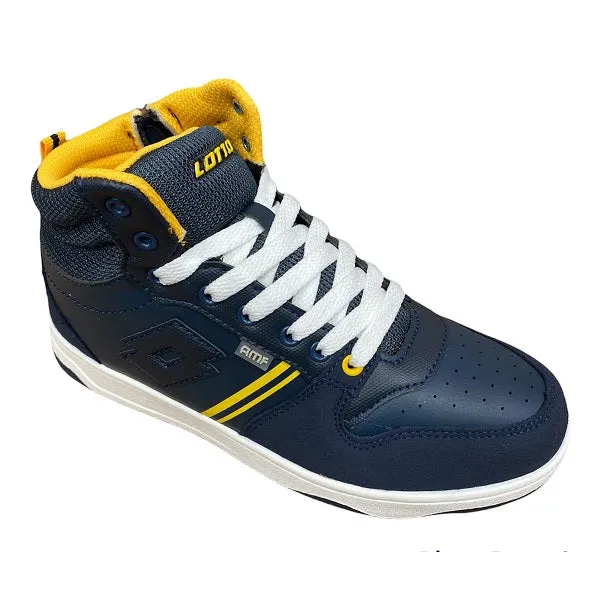 Lotto sneakers alta da ragazzo Rocket AMF Mid Jr L 216921 6Y3 blu