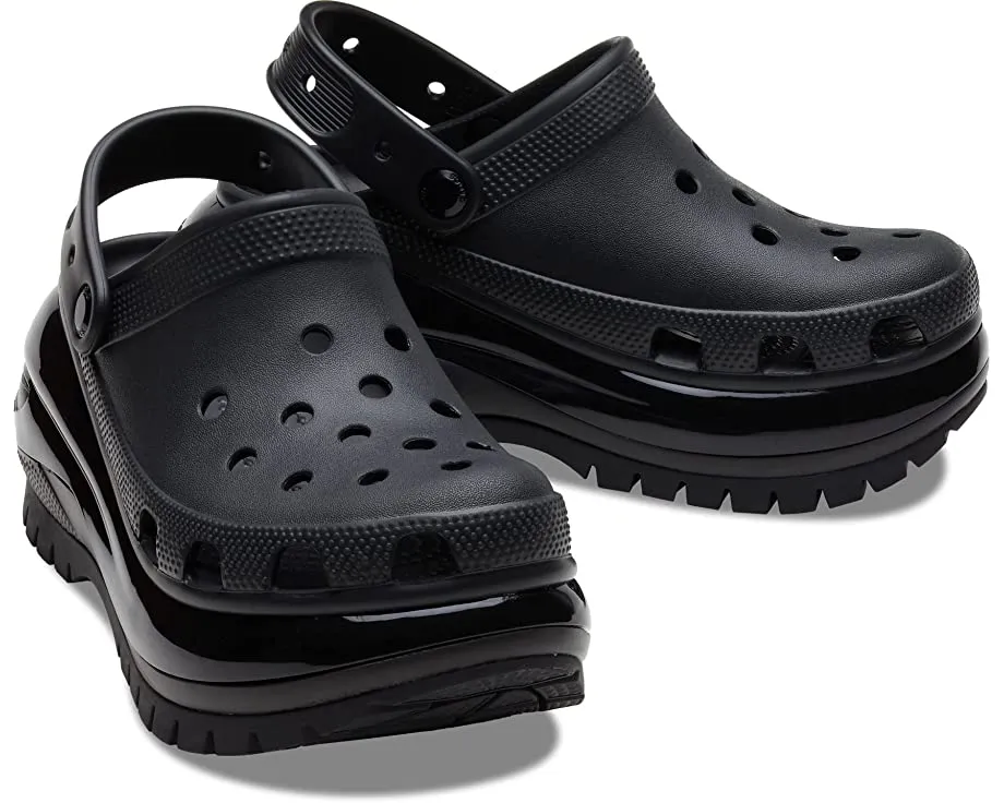 Mega Crush Clog Crocs, black