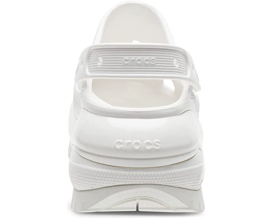 Mega Crush Clog Crocs, white