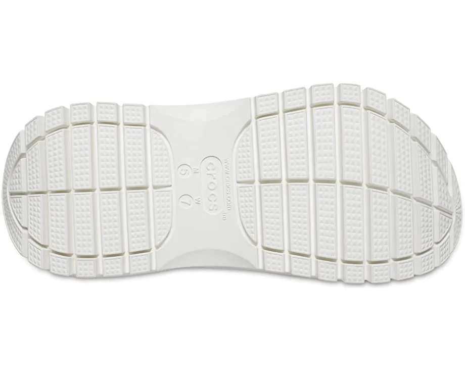 Mega Crush Clog Crocs, white