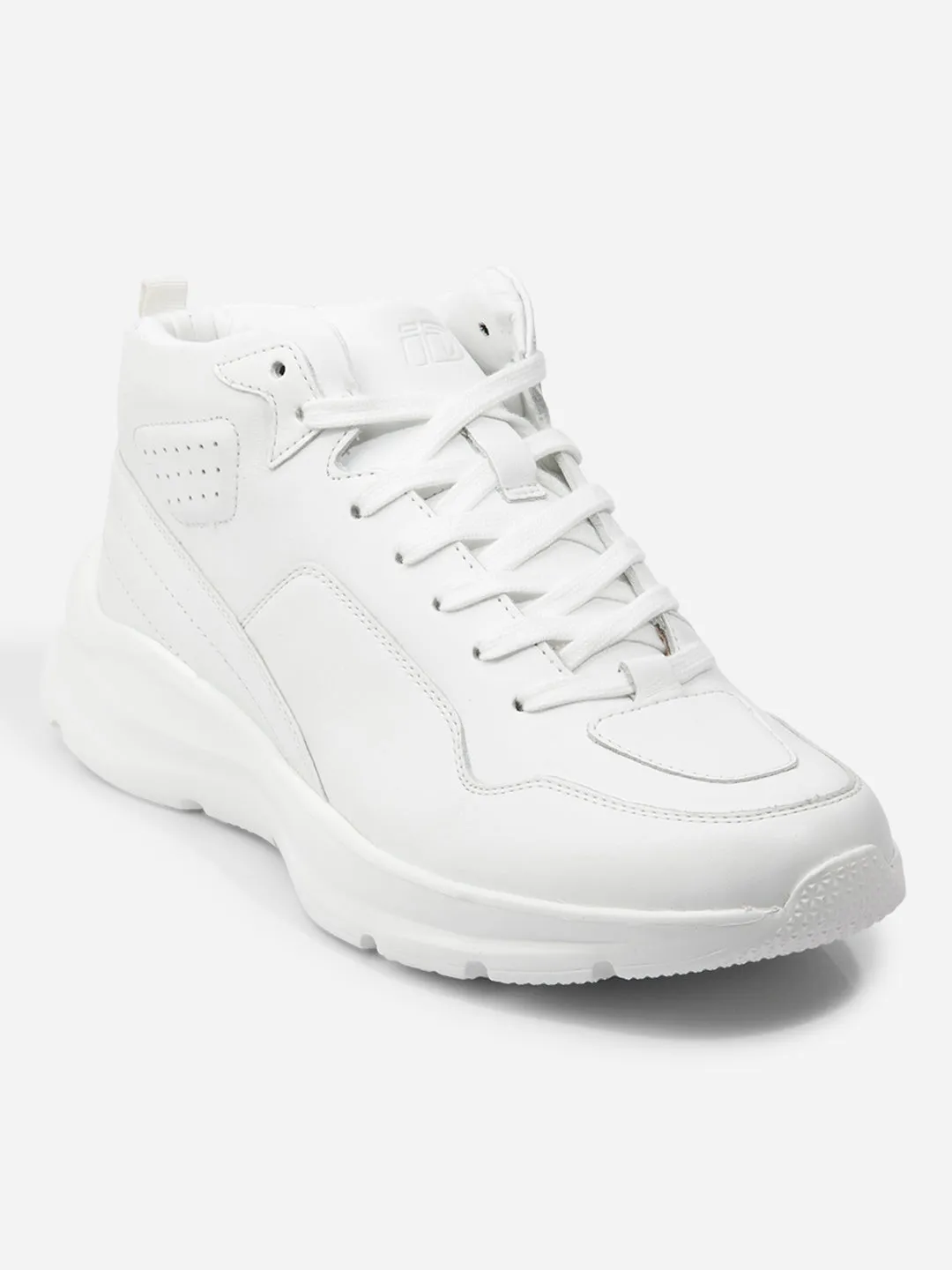 Men White Leather Sneaker (ID3093)