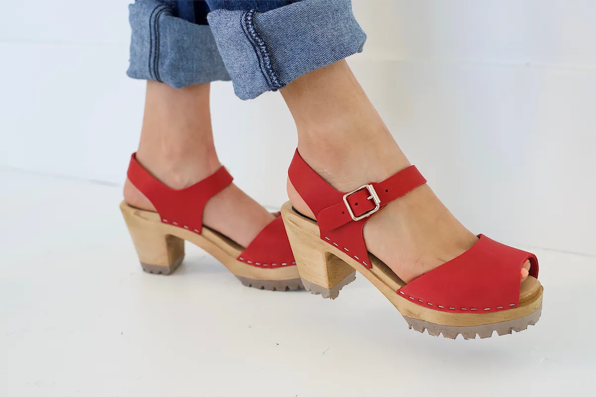 MIA Greta Clog- Red