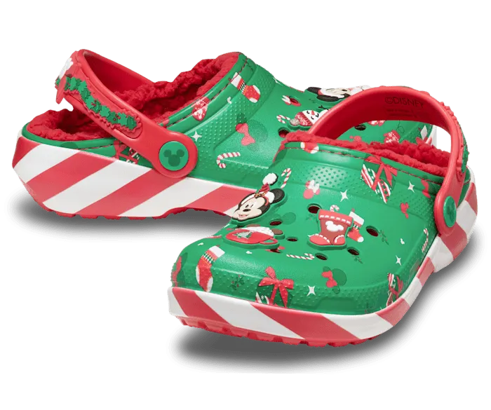 MICKEY XMAS LINED CLOG K