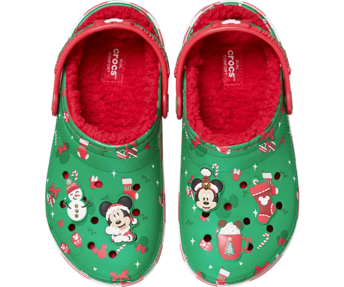 MICKEY XMAS LINED CLOG K