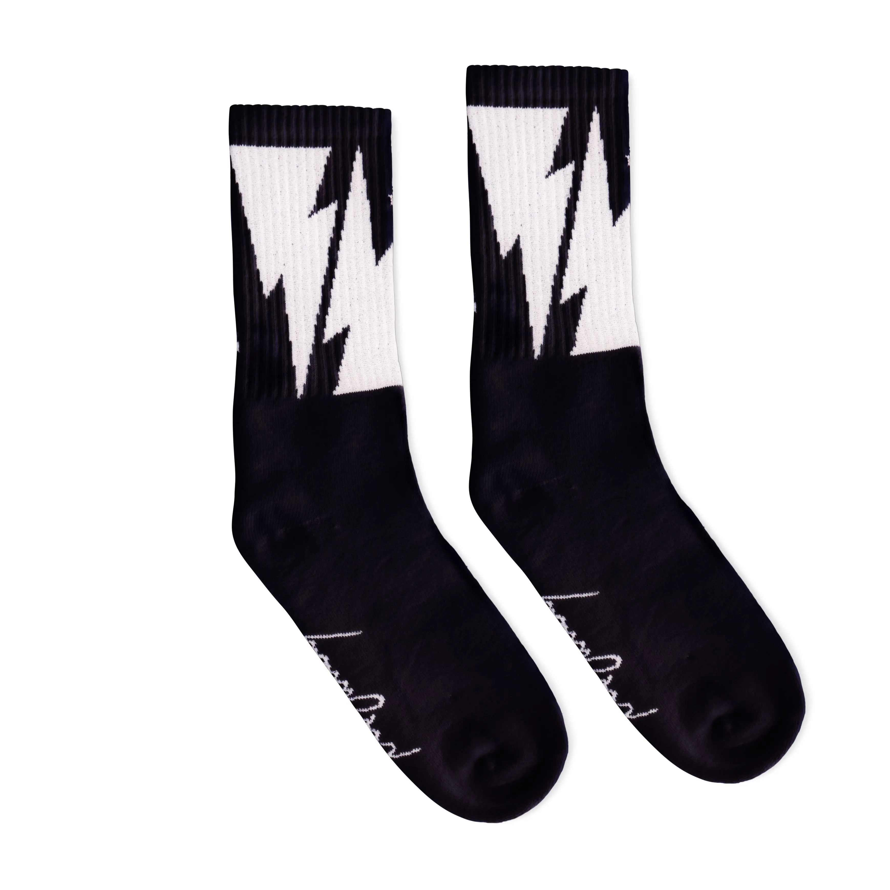 Mike Vallely Bolt Socks | Black