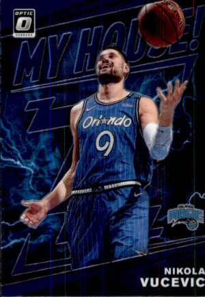 Nicola Vucevic, My House! Purple Prizm, 2019-20 Panini Optic Basketball