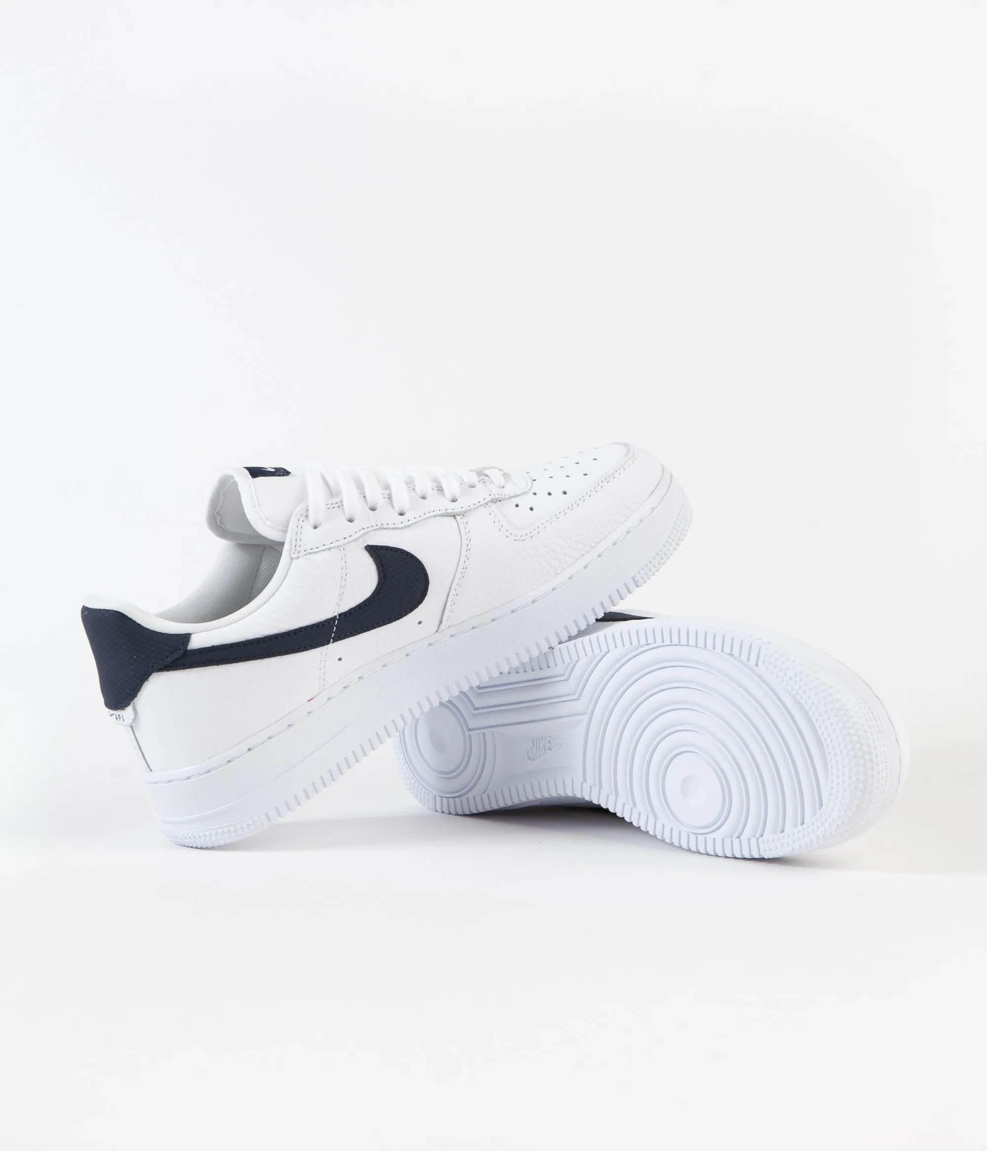 Nike Air Force 1 '07 Craft Shoes - White / Obsidian - White