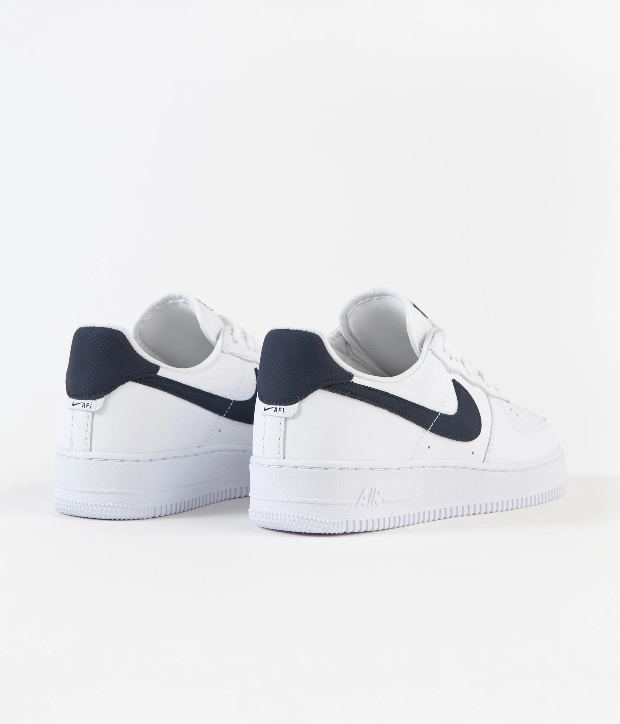 Nike Air Force 1 '07 Craft Shoes - White / Obsidian - White