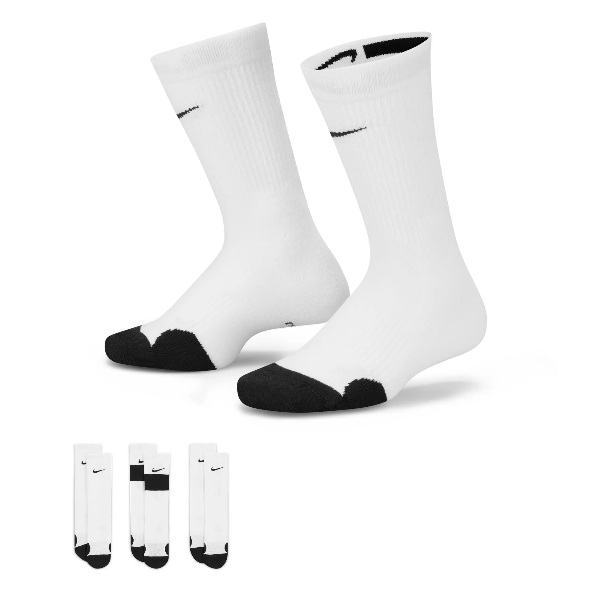 Nike Elite Kids' Basketball Crew Socks (3 Pairs)