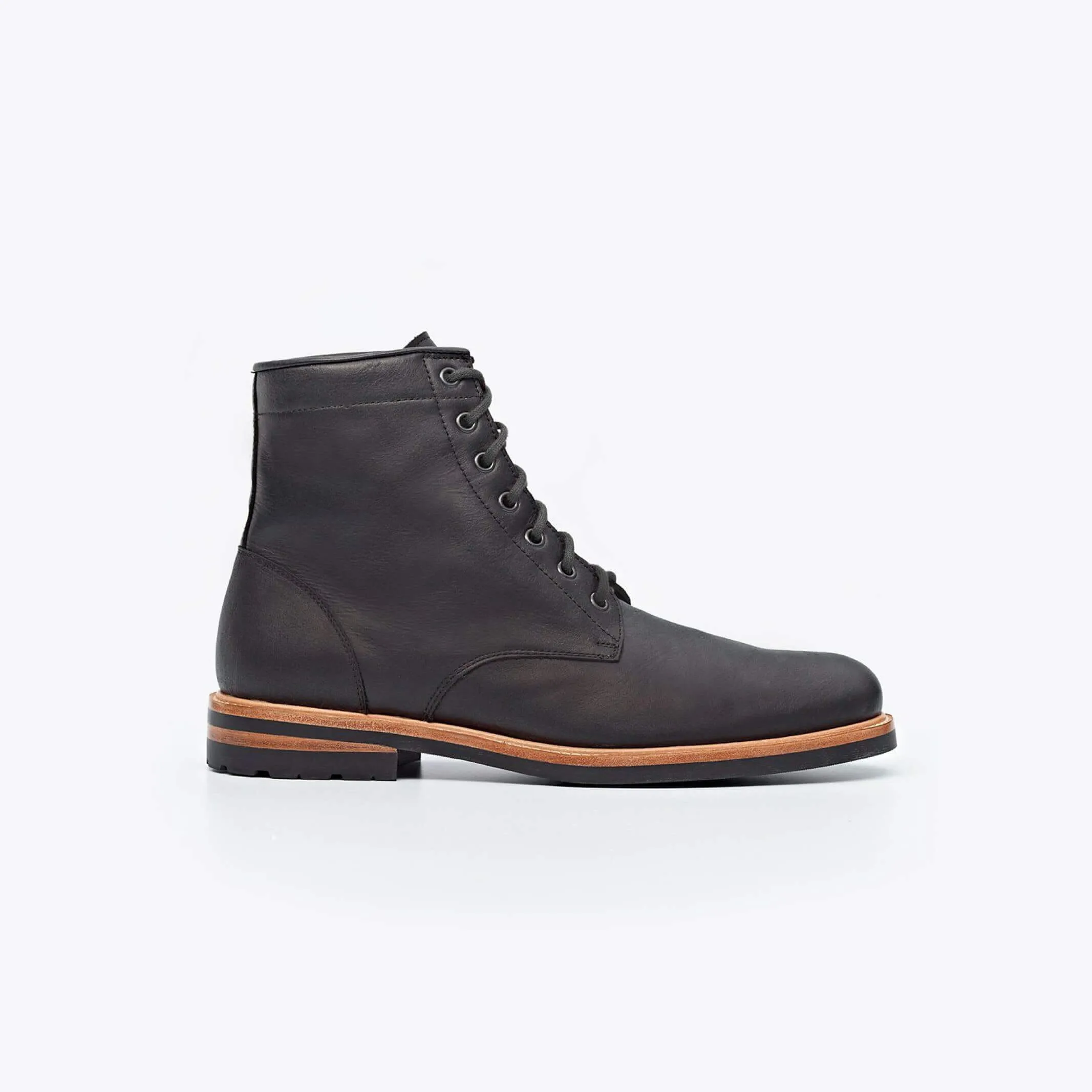 Nisolo Black Andres All Weather Boot