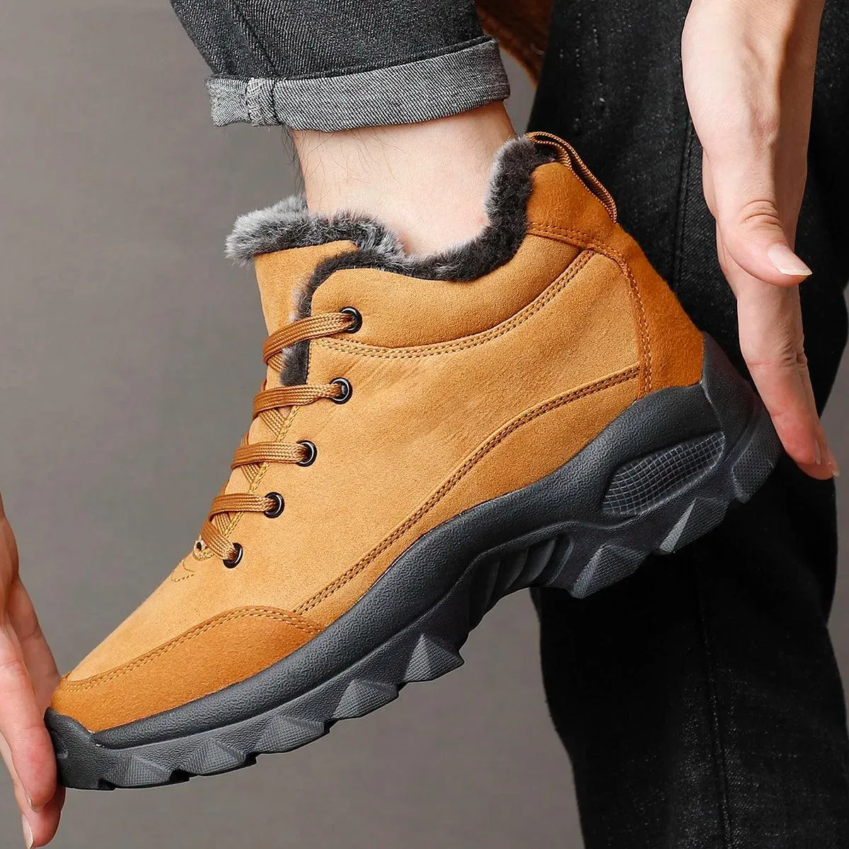 Outdoor Thick Sole Boots Sneakers - TSS113 Men's Casual Shoes