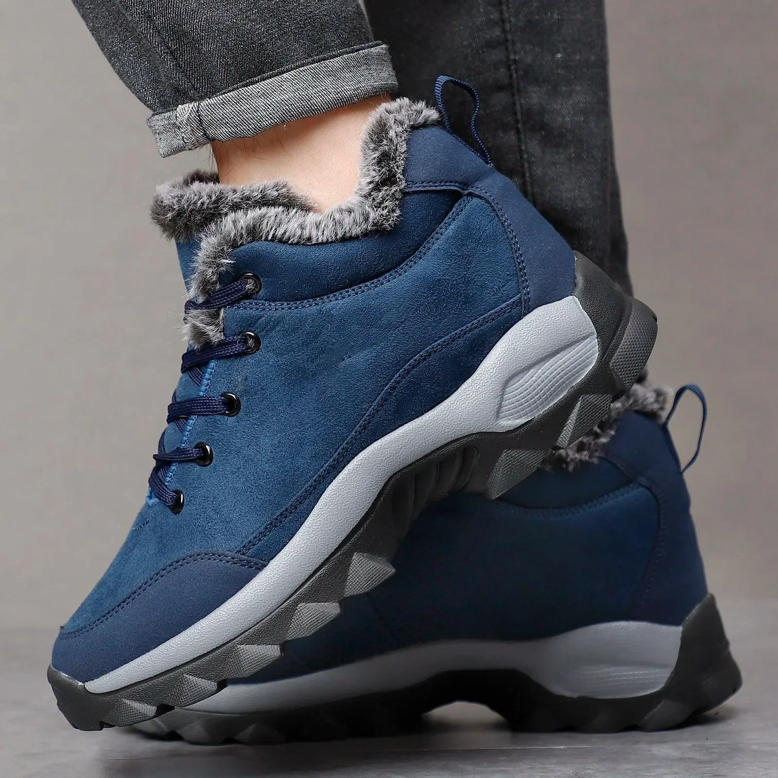 Outdoor Thick Sole Boots Sneakers - TSS113 Men's Casual Shoes