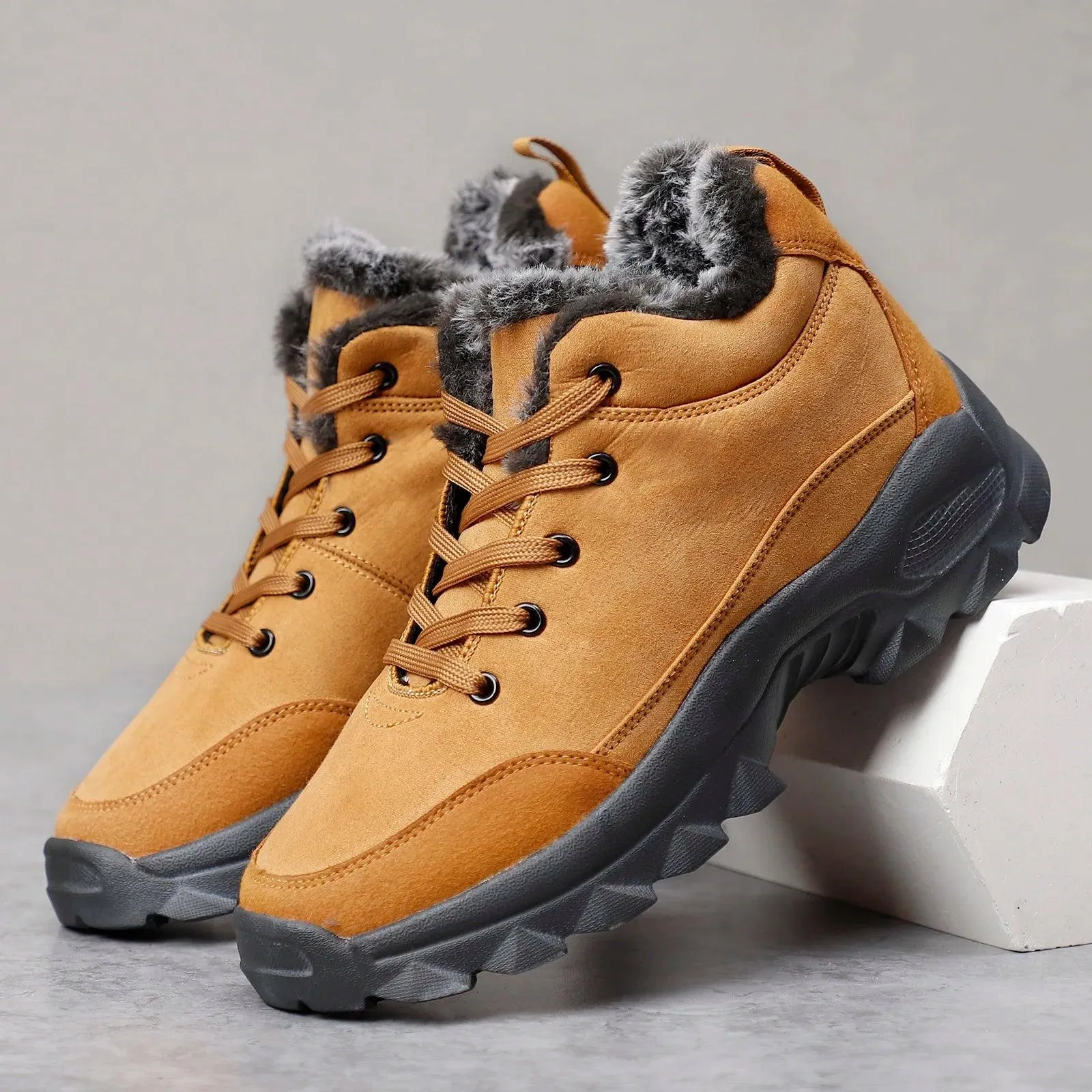 Outdoor Thick Sole Boots Sneakers - TSS113 Men's Casual Shoes