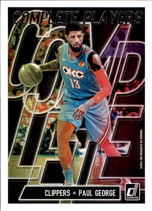 Paul George, Complete Players, 2019-20 Panini Donruss Basketball NBA