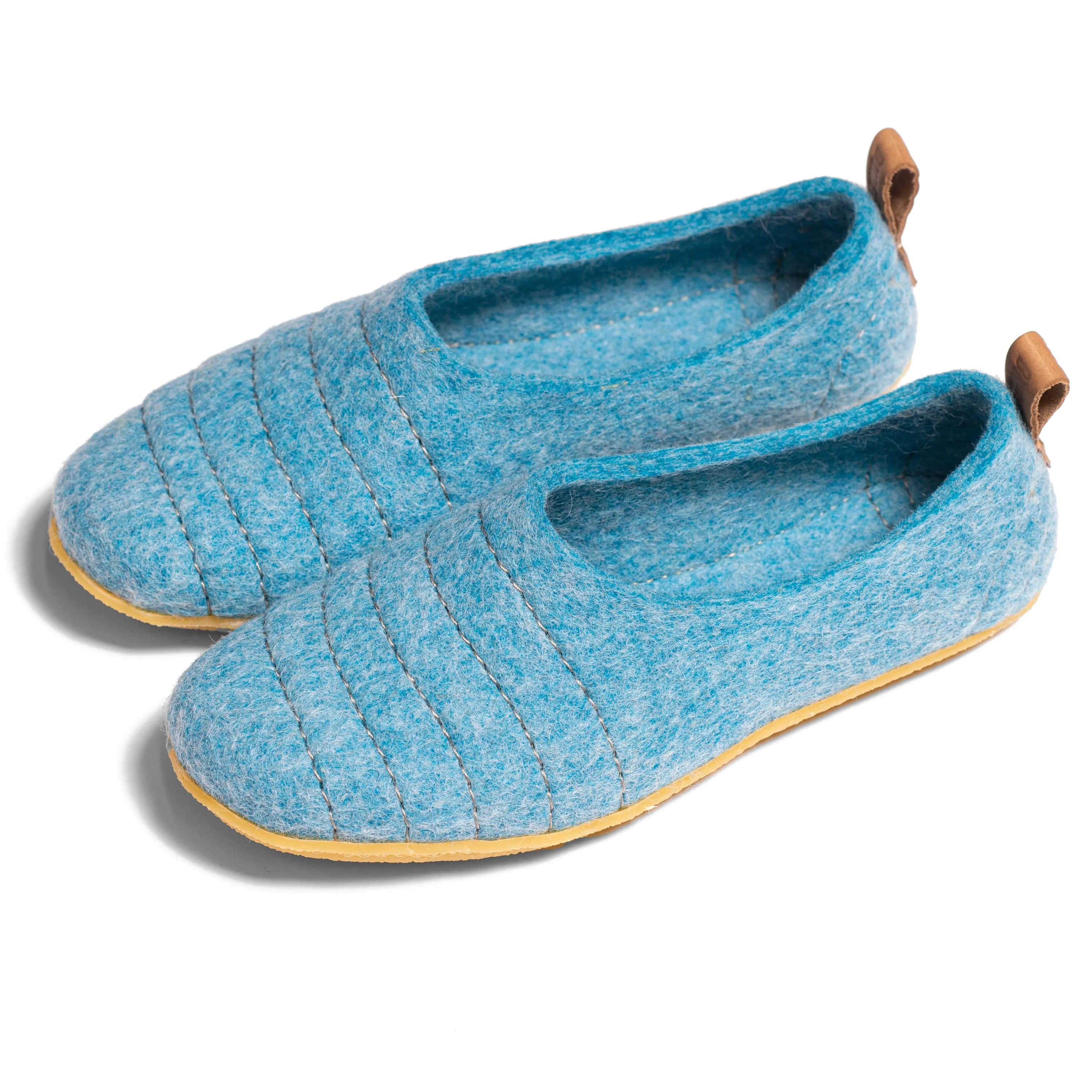 Petrol Light COCOON Womens Clogs Slippers with Pull Loop