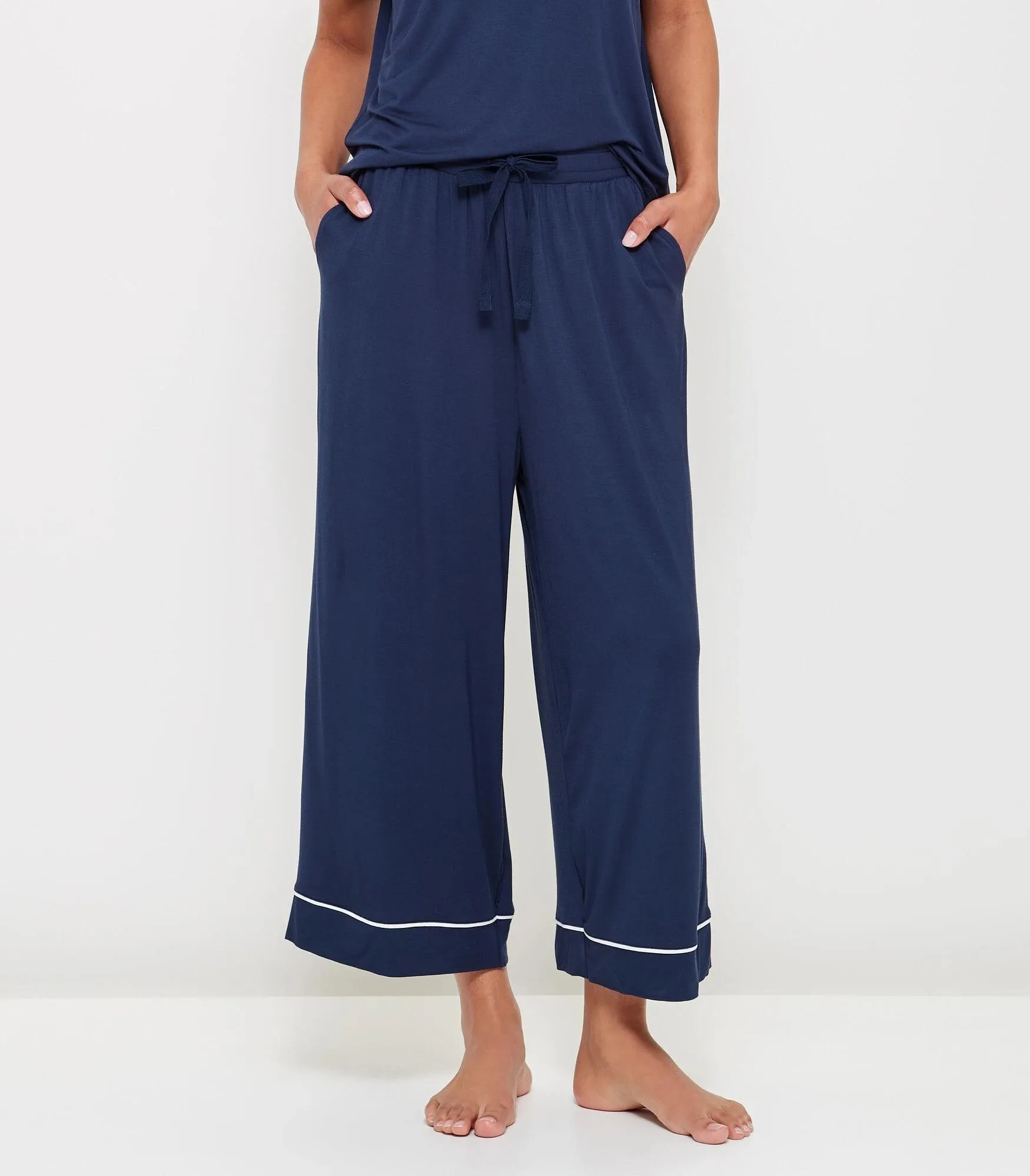 popular  Soft Comfort Bamboo Culotte Sleep Pants