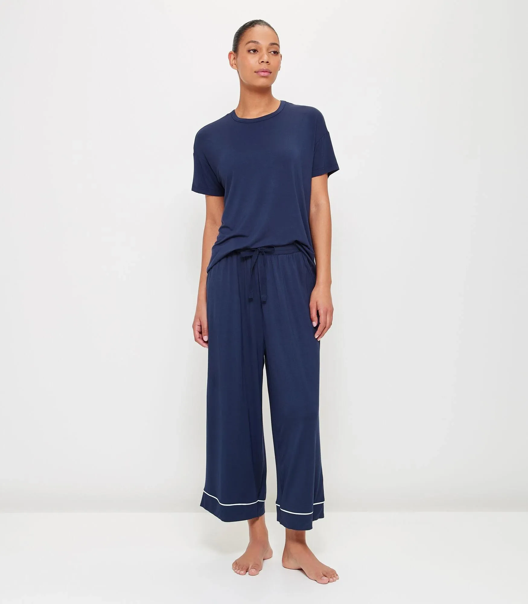 popular  Soft Comfort Bamboo Culotte Sleep Pants