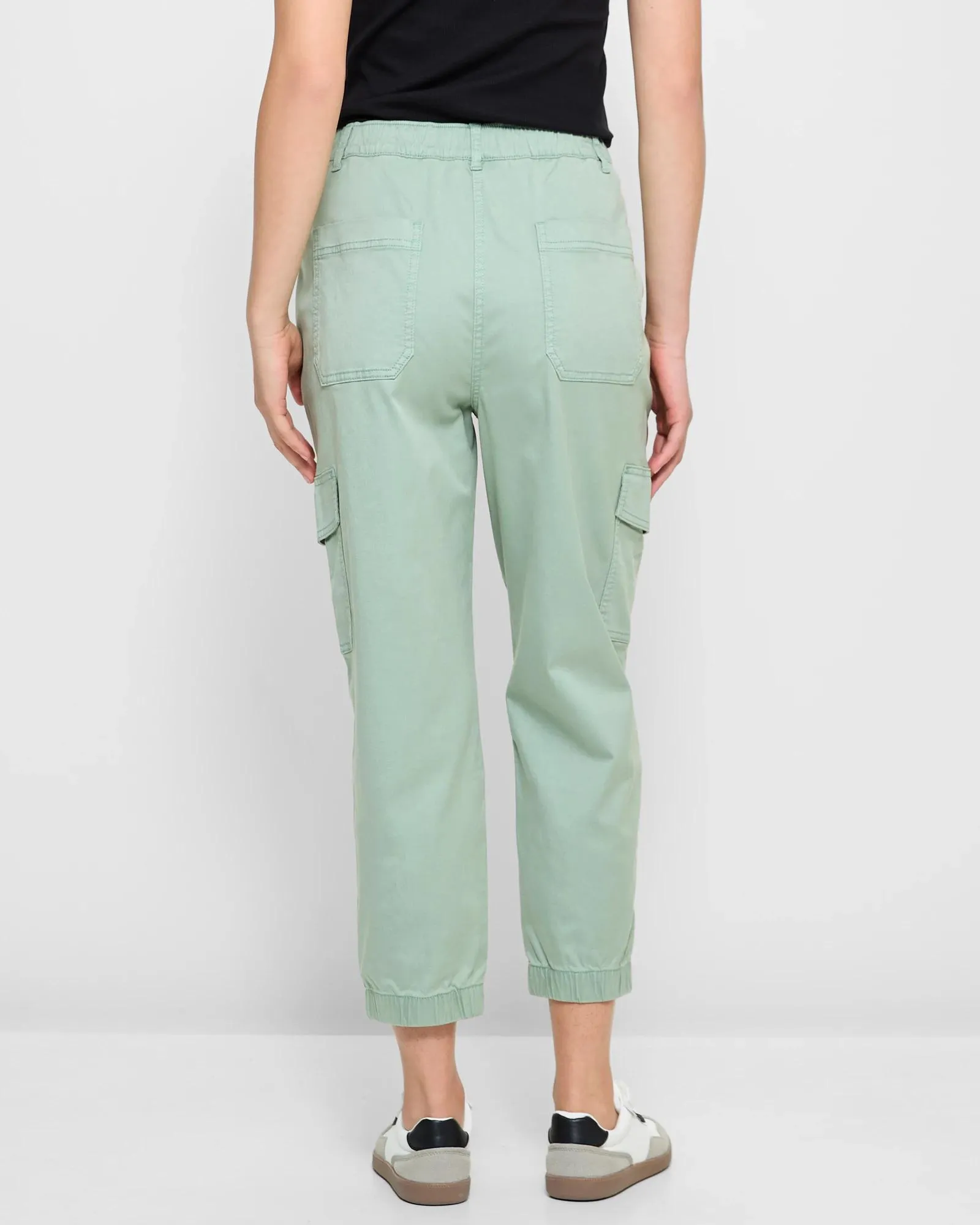 popular  Washed Cargo Pants - Soft Sage