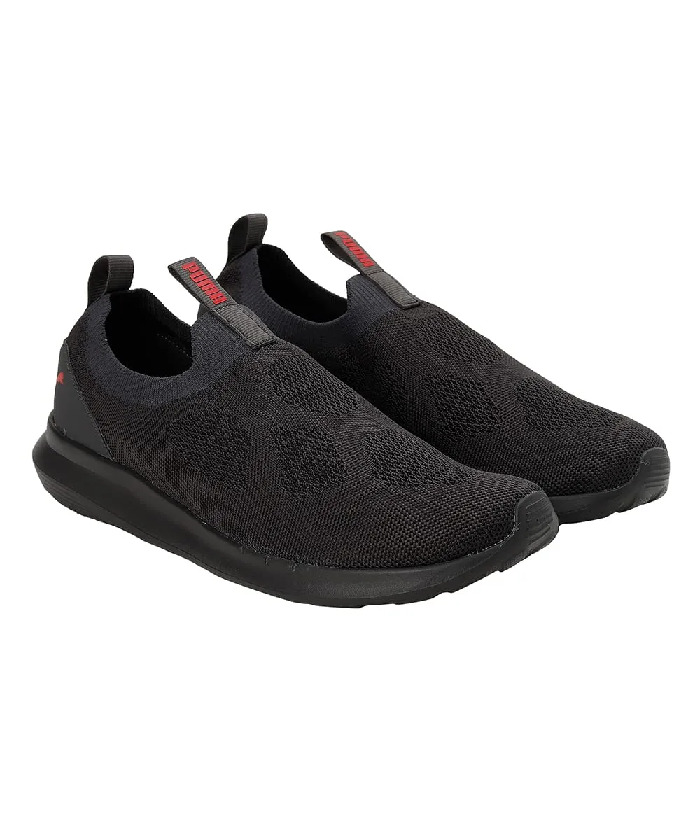 Puma Mens Dynamite Slip-on Asphalt-Burnt Red Sneaker