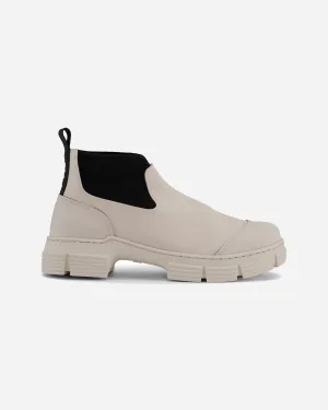 Recycled Rubber Crop City Boot - Oyster Gray