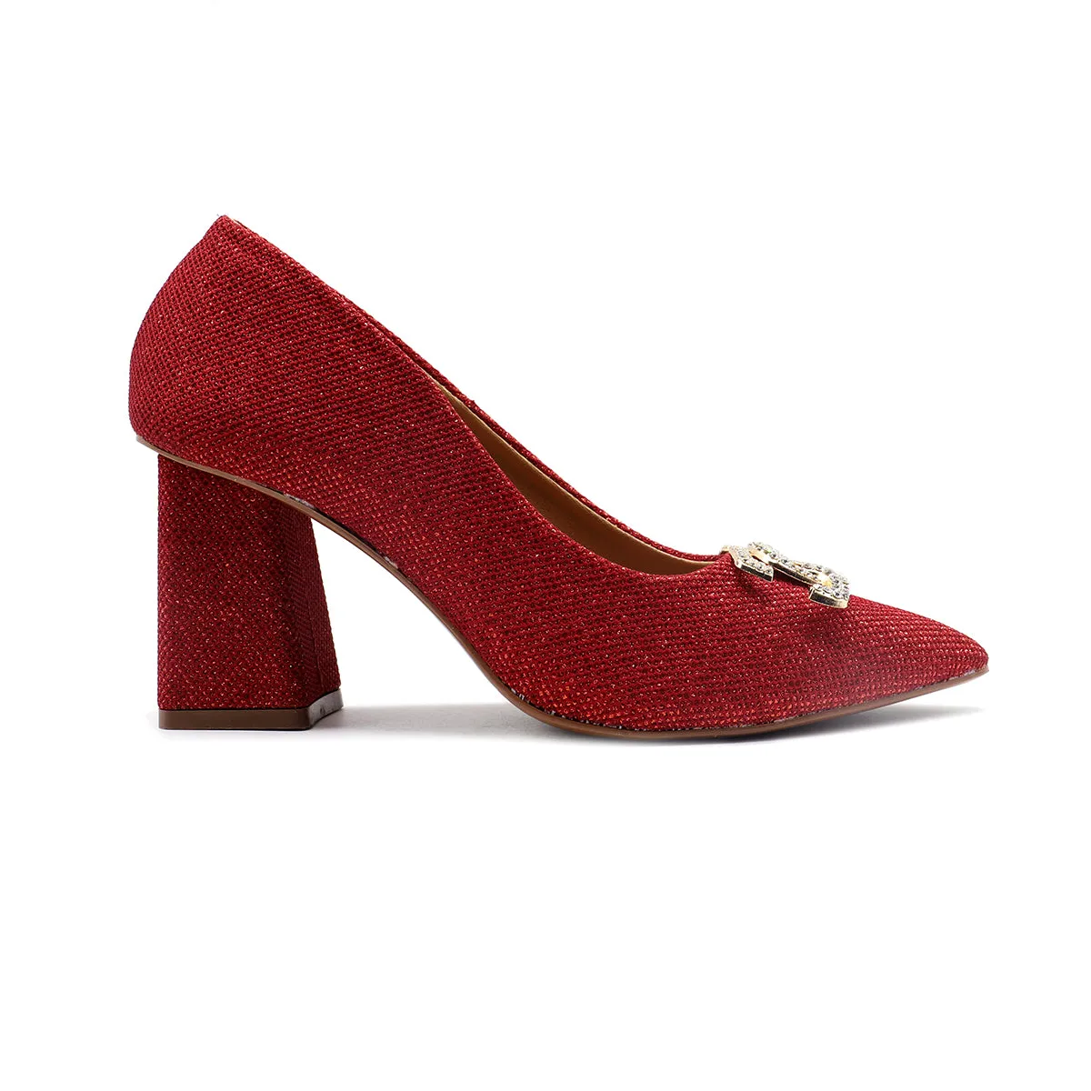 Red Formal Court Shoes 087112