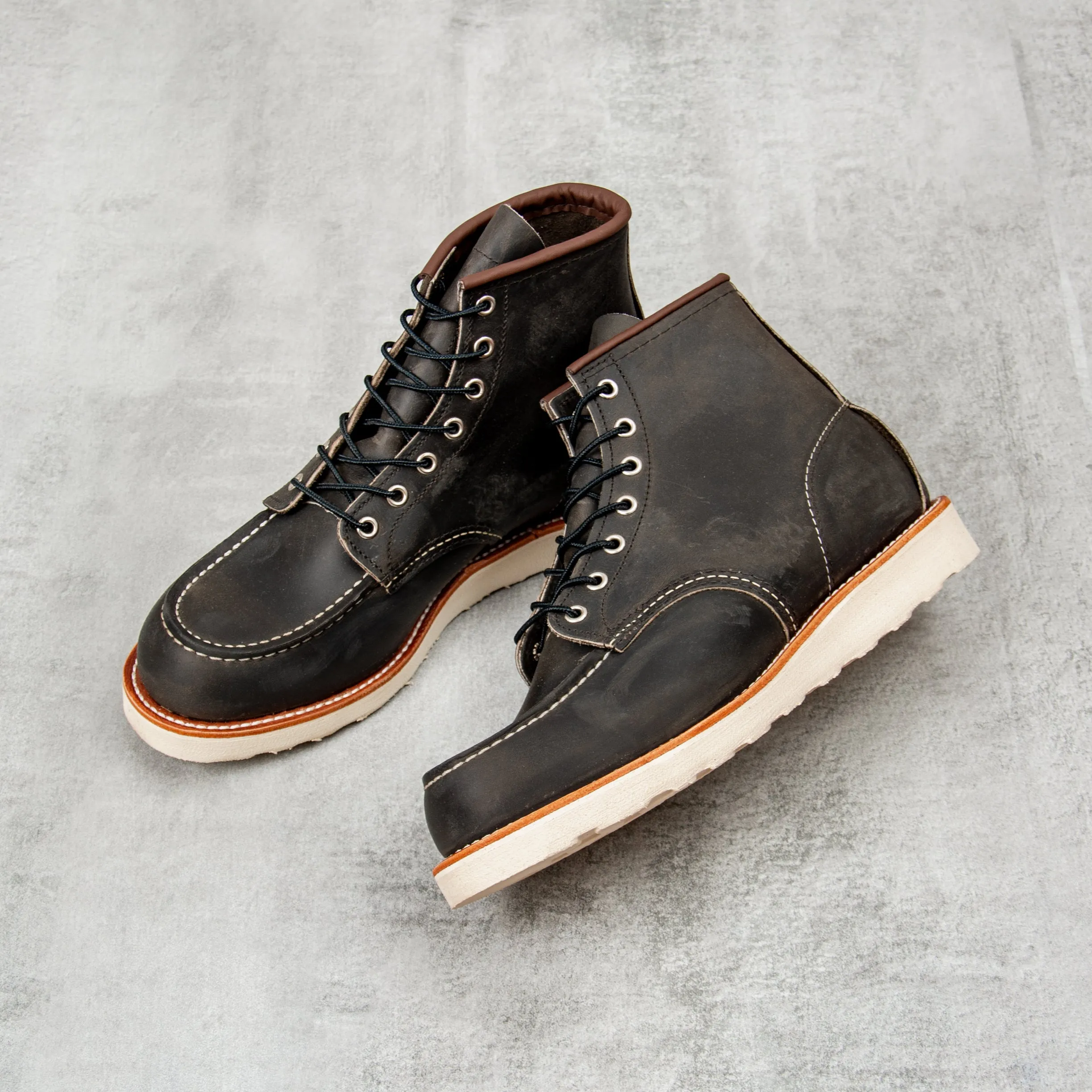 Red Wing Classic Moc Toe 8890 Boot - Charcoal Rough & Tough