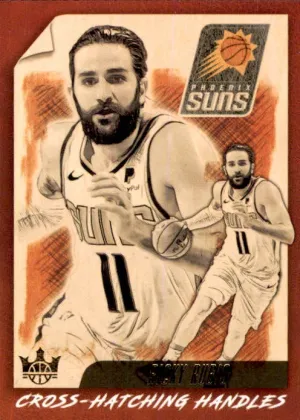 Ricky Rubio, Cross-Matching Handles, 2019-20 Panini Court Kings Basketball NBA