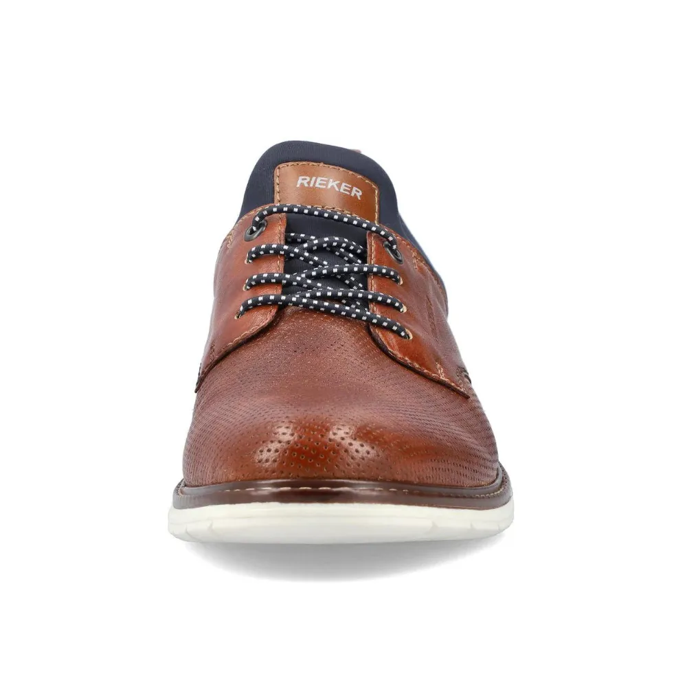 Rieker Dustin 50 Brown/Lake Leather Oxford (Men's)