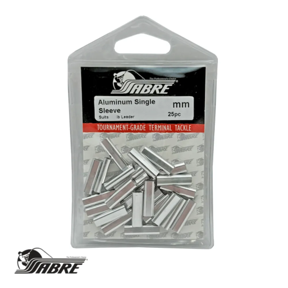 SABRE Aluminium Sleeves 25pk