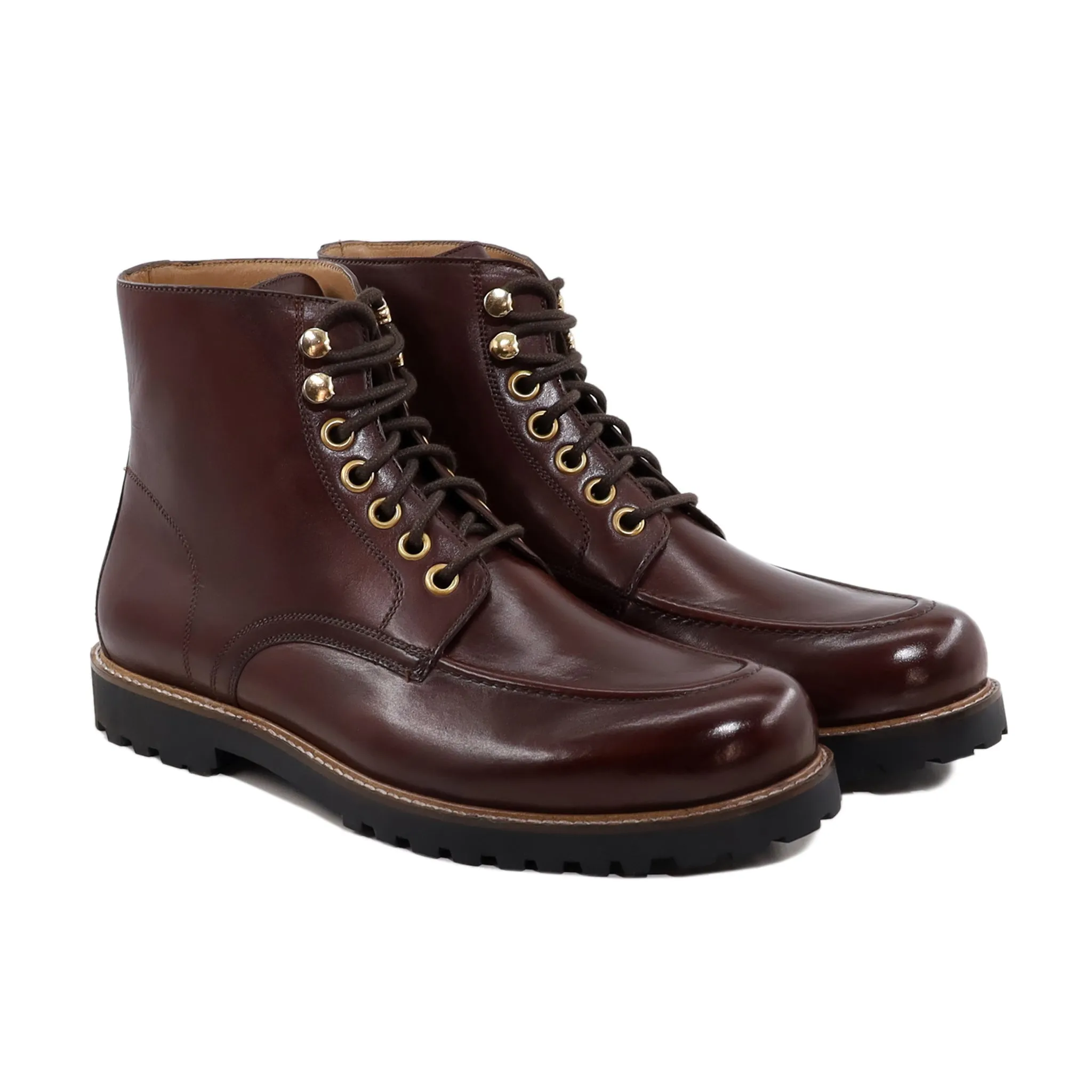 Shinjiro - Men's Oxblood Calf Leather Boot