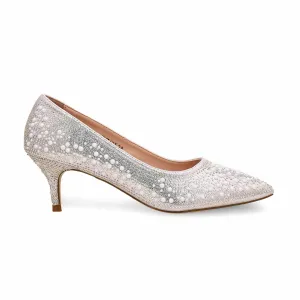 Silver Court Shoes WN7437