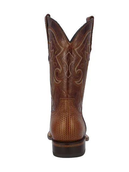 Silverton Arkansas All Leather Wide Square Toe Boots (Shedron)