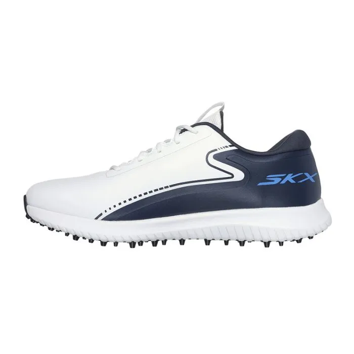 Skechers Men's Max 3 MD Spikeless Golf Shoes - White/Navy