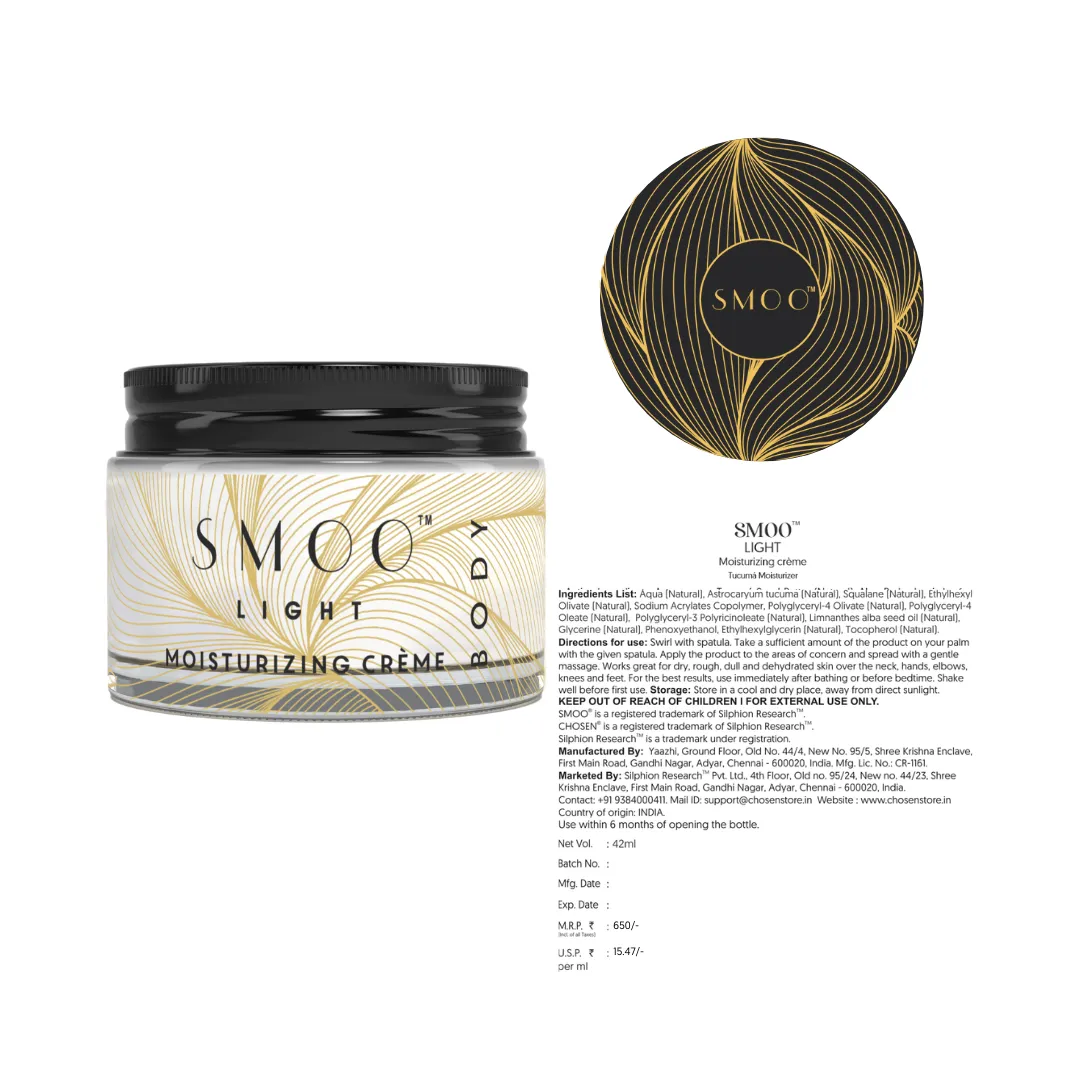 SMOO® Moisturizing Crème Light for Body