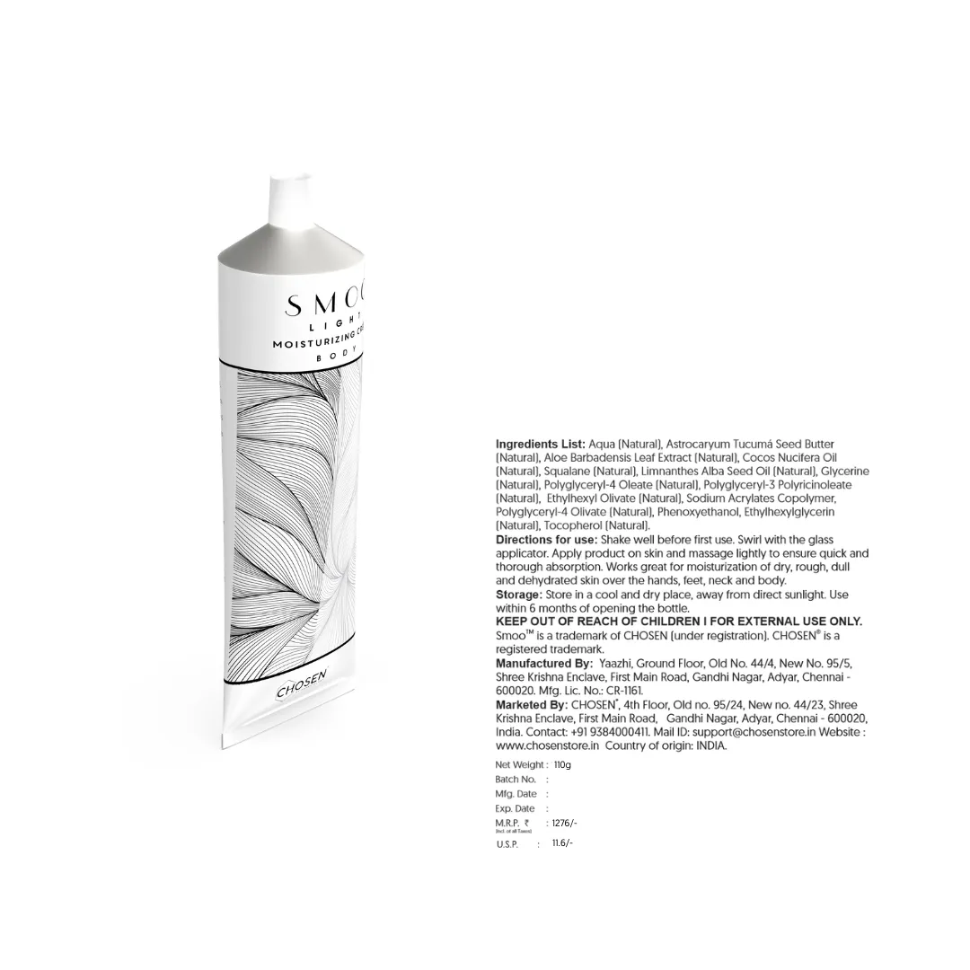 SMOO® Moisturizing Crème Light for Body