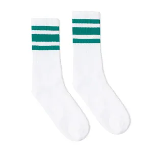 Socco - Mid Socks - Teal Stripe