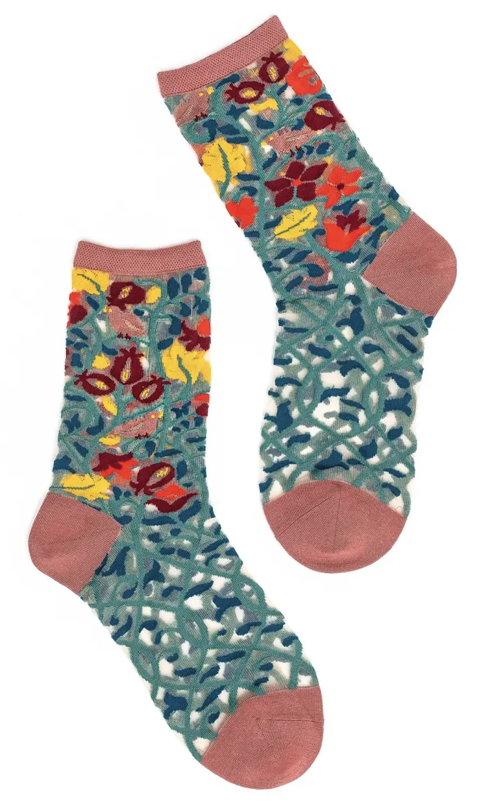 Sock Candy Tapestry Vines Crew Sock